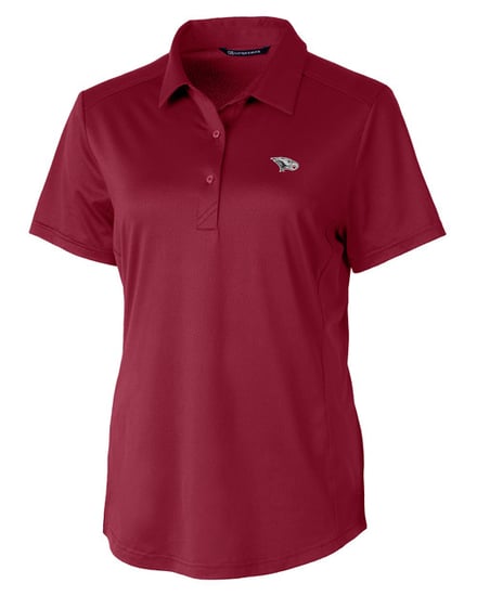 North Carolina Central Eagles Cutter & Buck Prospect Textured Stretch Womens Short Sleeve Polo