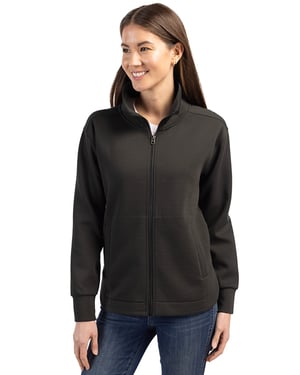 Cutter & Buck Roam Eco Full Zip Recycled Womens Jacket in black