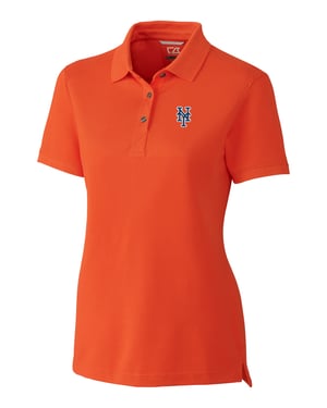Womens Cutter and Buck Mets Advantage Pique Polo