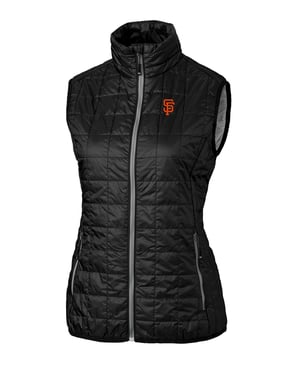 San Francisco Giants Cutter & Buck Rainier PrimaLoft® Women's Eco Insulated Full Zip Puffer Vest