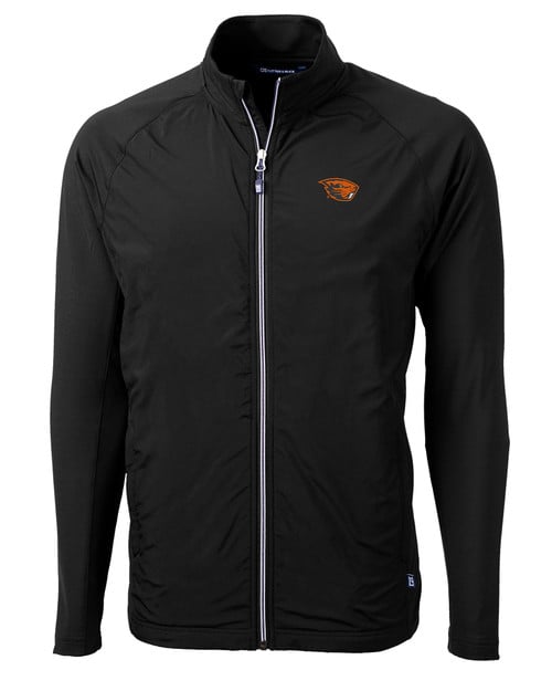 Oregon State Beavers Cutter & Buck Adapt Eco Knit Hybrid Recycled Mens Full Zip Jacket