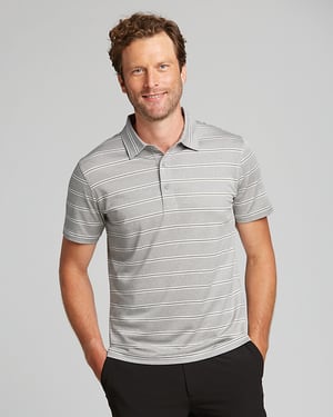 Men's Forge Polo Heather Stripe Tailored fit 