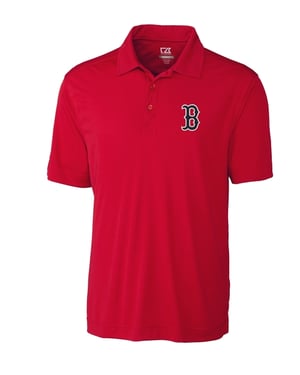 Men's Cutter and Buck DryTec Redsox Polo