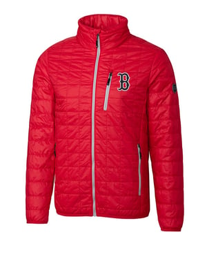 Boston Red Sox Cutter & Buck Rainier PrimaLoft® Men's Eco Insulated Full Zip Puffer Jacket 