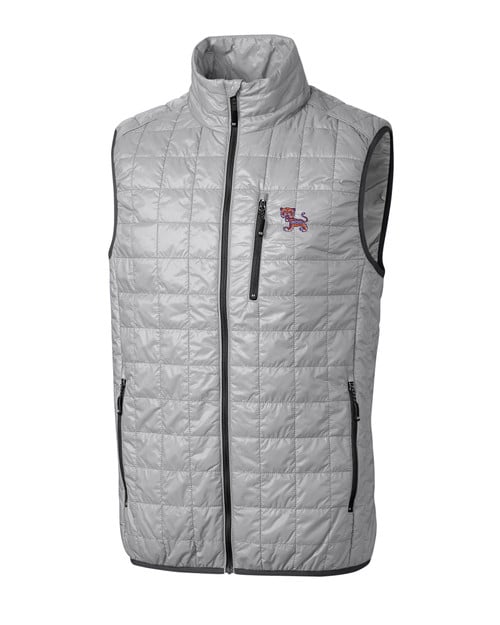 Clemson Tigers College Vault Cutter & Buck Rainier PrimaLoft® Mens Eco Insulated Full Zip Puffer Vest