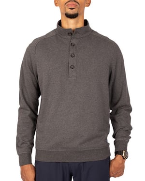 Saturday Cotton Blend Men’s Mock Pullover Sweatshirt