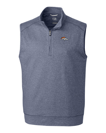 Denver Broncos mens vest in grey
